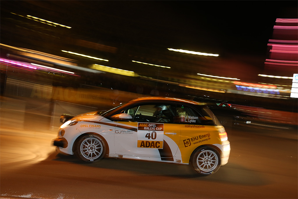 Jacob Madsen og Line Lykke Jensen fik en flot debut sammen i ADAC Opel Rallye Cup med en andenplads trods store tekniske problemer
(Foto: Opel)